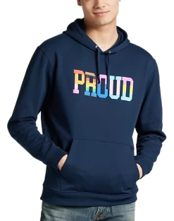 The Phluid Project Classic Fit Proud Graphic Hoodie, White
