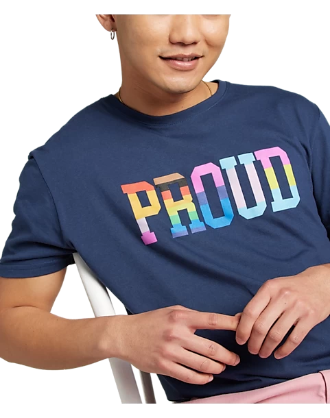 The Phluid Project Classic Fit Proud Graphic Crew, Black 4 The Phluid Project Classic Fit Proud Graphic Crew, Black - Image 2