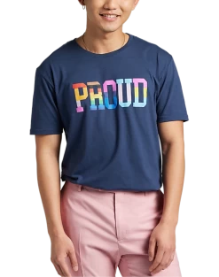 The Phluid Project Classic Fit Proud Graphic Crew, Black