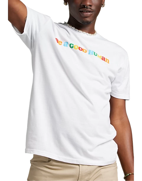 The Phluid Project Classic Fit Be A Good Human Graphic Crew, Royal Blue 4 The Phluid Project Classic Fit Be A Good Human Graphic Crew, Royal Blue - Image 2