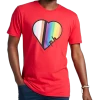 The Phluid Project Classic Fit Heart Graphic Crew, Red -Men Clothing Shop MW40 6NMX 11 THE PHLUID PROJECT RED MAIN