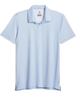Report Collection Modern Fit Knit Polo, Light Blue
