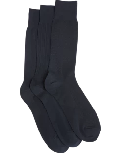 Joseph Abboud Navy Socks (Three Pack)