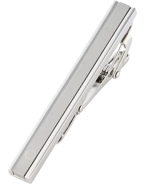 Pronto Uomo Silver Medical Cross Tie Bar 3 Pronto Uomo Silver Medical Cross Tie Bar