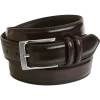 Men's Wearhouse Burgundy High Gloss Leather Belt -Men Clothing Shop MW40 827P 06 BURGUNDY MAIN