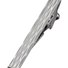 Pronto Uomo Tie Bar, Silver Wood