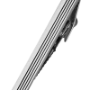 Pronto Uomo Tie Bar, Silver Stripe -Men Clothing Shop MW40 82JL 29 PRONTO UOMO GRAY MAIN