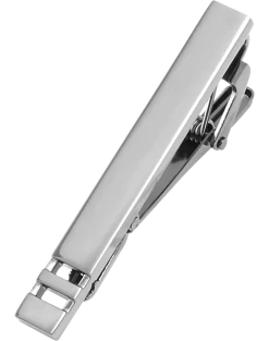 Pronto Uomo Gunmetal Tie Bar