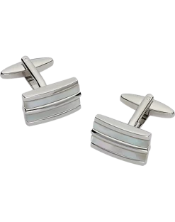 Pronto Uomo Cufflinks, Silver