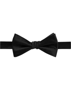 Joseph Abboud Black Pre-Tied Bow Tie