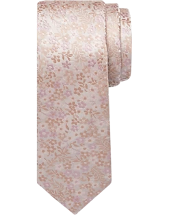 Egara Skinny Tie, Rose Floral