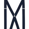 Egara Navy Stripe Clip Suspenders, Big & Tall -Men Clothing Shop MW40 89YK 01 EGARA NAVY BT MAIN 2