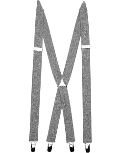 Egara Gray Clip Suspenders