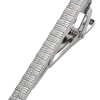 Pronto Uomo Tie Bar, Silver Weave -Men Clothing Shop MW40 8UAL 20 PRONTO UOMO SILVER MAIN