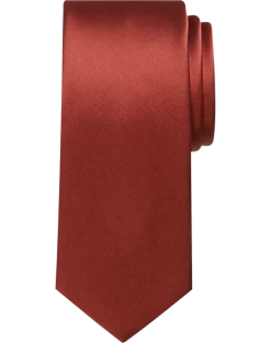 Egara Skinny Tie, Burnt Orange