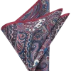 Joseph Abboud Pocket Square, Burgundy Paisley -Men Clothing Shop MW40 8V52 06 JOSEPH ABBOUD BURG PSLY MAIN