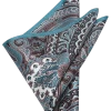 Joseph Abboud Pocket Square, Teal & Brown Paisley -Men Clothing Shop MW40 8V52 43 JOSEPH ABBOUD HUNTER PSLY MAIN