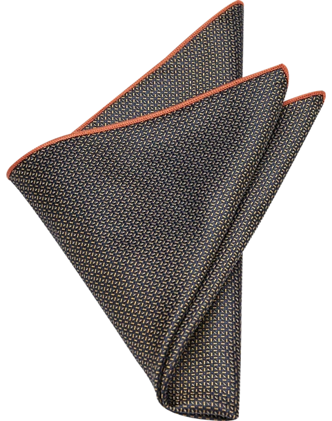 Joseph Abboud Pocket Square, Taupe Check 3 Joseph Abboud Pocket Square, Taupe Check