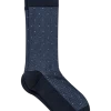 Egara Socks, 1 Pair - Navy Dots & Chevrons -Men Clothing Shop MW40 8V5R 13 EGARA DOTS NVY MAIN