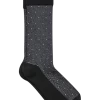 Egara Socks, 1 Pair - Black Dots -Men Clothing Shop MW40 8V5R 33 EGARA DOTS BLK MAIN