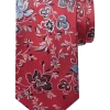 Calvin Klein Narrow Tie, Red Floral -Men Clothing Shop MW40 8VEA 15 CALVIN KLEIN RED MAIN