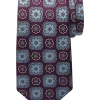 Joseph Abboud Narrow Tie, Plum & Blue Medallion -Men Clothing Shop MW40 8VEK 32 JOSEPH ABBOUD PLUM MAIN