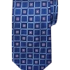 Pronto Uomo Narrow Tie, Navy Check
