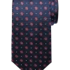 Pronto Uomo Narrow Tie, Navy Geometric Dot -Men Clothing Shop MW40 8VF6 01 PRONTO UOMO NAVY MAIN