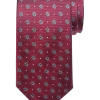 Pronto Uomo Narrow Tie, Burgundy Geometric Dot -Men Clothing Shop MW40 8VF6 06 PRONTO UOMO BURGUNDY MAIN
