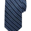 Egara Skinny Tie, Navy Stripe -Men Clothing Shop MW40 8VG3 01 EGARA NAVY MAIN