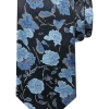 Awearness Kenneth Cole Skinny Tie, Blue Floral -Men Clothing Shop MW40 8VG4 14 AWEARNESS KENNETH COLE BLUE MAIN