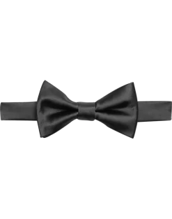Egara Pre-Tied Formal Bow Tie, Pewter Charcoal