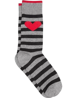 Egara Socks, Stripes And Heart