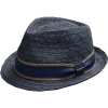 Biltmore Braided Cloth Fedora, Navy -Men Clothing Shop MW40 8VWH 04 BILTMORE DARK NAVY MAIN