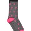 Jos. A. Bank Socks 1-Pair, Black And Pink Flamingos -Men Clothing Shop MW40 8VWV 02 JOSEPH A BANK BLACK MAIN