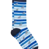 Egara Socks, Stripes And Shark Fins -Men Clothing Shop MW40 8W5Z 99 EGARA WHITE MAIN