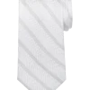 Pronto Uomo Narrow Tie, White Stripe