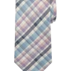 Pronto Uomo Narrow Tie, Lilac Plaid -Men Clothing Shop MW40 8WFK 71 PRONTO UOMO LILAC MAIN