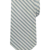 Pronto Uomo Narrow Tie, Blue Marvin Stripe -Men Clothing Shop MW40 8WFL 04 PRONTO UOMO BLUE MAIN