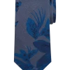 Pronto Uomo Narrow Tie, Navy Tropical Print 1 Pronto Uomo Narrow Tie, Navy Tropical Print -Men Clothing Shop MW40 8WFM 01 PRONTO UOMO NAVY MAIN