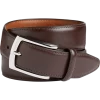 Johnston & Murphy Feather Edge Belt, Burgundy -Men Clothing Shop MW40 8WG7 06 JOHNSTON MURPHY BURGUNDY MAIN