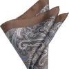 Joseph Abboud Pocket Square, Taupe Paisley -Men Clothing Shop MW40 8WK8 41 JOSEPH ABBOUD TAUPE MAIN