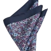 Joseph Abboud Pocket Square, Navy & Purple Floral