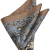 Joseph Abboud Silk Pocket Square, Taupe Paisley 1 Joseph Abboud Silk Pocket Square, Taupe Paisley -Men Clothing Shop MW40 8WKE 41 JOSEPH ABBOUD TAUPE MAIN