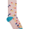 Egara Socks, Pink Ice Cream -Men Clothing Shop MW40 8WVV 69 EGARA ICE CREAM MAIN
