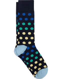 Egara Socks, Navy Dots
