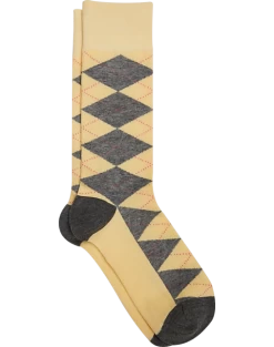 Egara Socks, Pale Banana Argyle