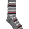 Egara Socks, Charcoal Stripes -Men Clothing Shop MW40 8WW7 21 EGARA CHARCOAL HTHR MAIN