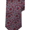 Pronto Uomo Narrow Tie, Burgundy Medallion -Men Clothing Shop MW40 8WY2 06 PRONTO UOMO BURGUNDY MAIN