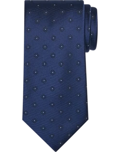 Calvin Klein Narrow Tie, Navy Square Dot